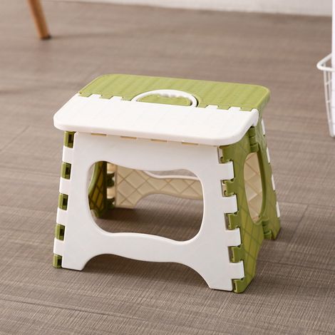 Tabouret pliant en plastique, tabouret portable multifonctionnel, tabouret de rangement extérieur, tabouret pliable pour la maison, petit siège, tabouret de voyage pliable (1/5)