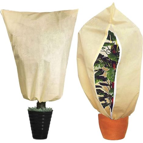 Housses de Protection pour Plantes,Housse d'Hivernage,Protection Palmier Hiver,Voile Hivernage Protection Contre Le Gel des Palmier et Olivier (180×240cm,1 pièce) (1/4)