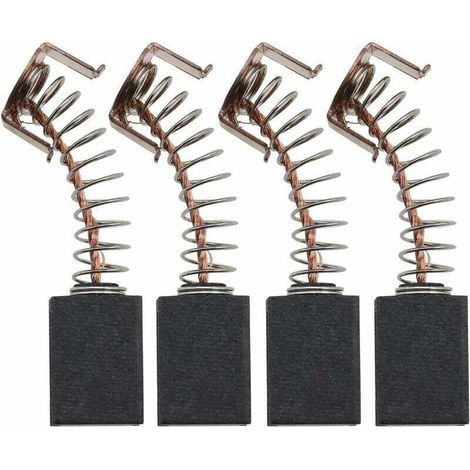 FENOPLASTICABalais de charbon (2 paires) Remplacement meuleuse 12x8x5mm, compatible Black & Decker G720 Bricoleurs, propriétaires de WS125 (1/2)