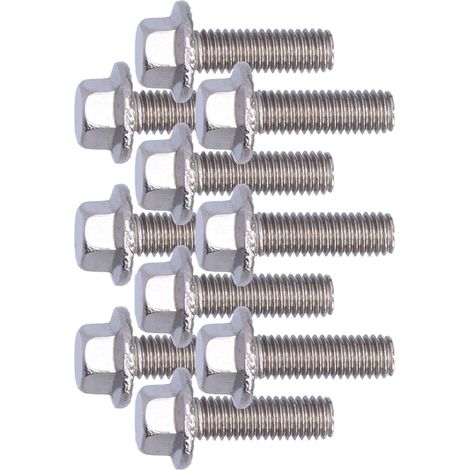 Lot de 10 vis à tête hexagonale à bride en acier inoxydable 304, accessoires M5, 10/12/16/20/25/30/35/40 mm, M5x16 (1/5)