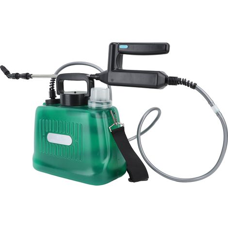 Pulvérisateur électrique transportable 5L à batterie 2000 mAh automatique avec 4 buses désherbeur pour nettoyage auto jardin plantes vertes (1/5)