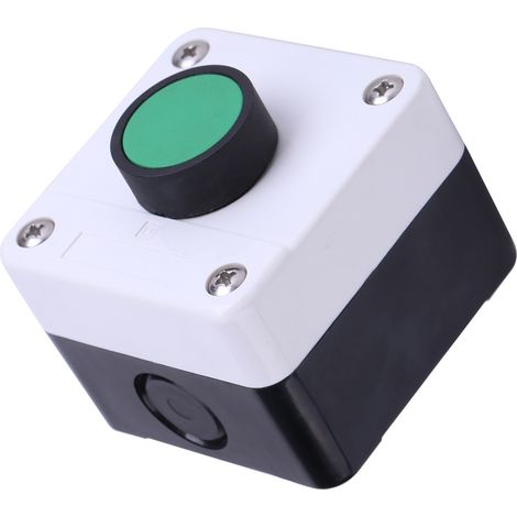 Pulsador ABS impermeable IP54 - Control para puerta automática, verde (1/5)
