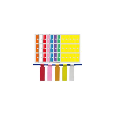 240 etichette autoadesive per cavi, 8 colori, impermeabili, antistrappo, scrivibili, per l'identificazione dei cavi. - Crezuo