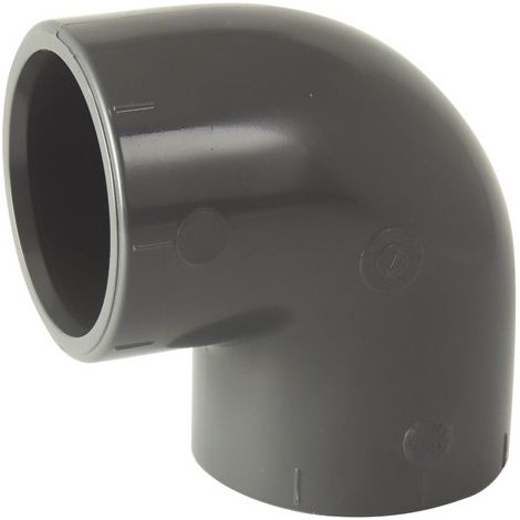 Codo de presión de PVC 90° diámetro 16 mm, hembra