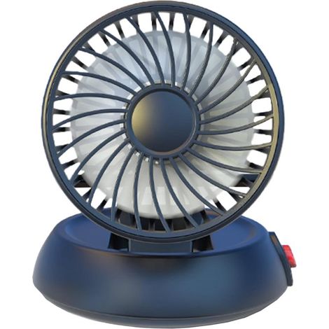 Ventilador para coche，cabezal de refrigeración por flujo de aire，ventilador de 3 velocidades，fuente de alimentación USB，ventilador portátil
