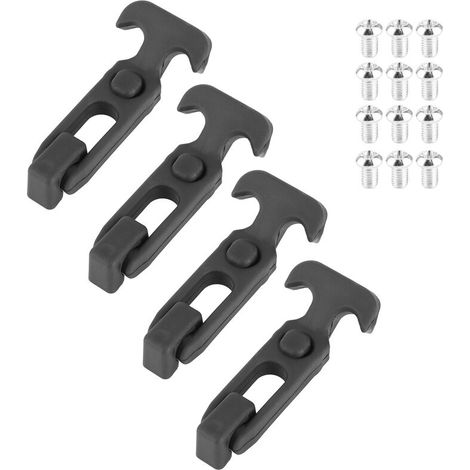T-Griff-Zugriegel, Gummihaubenriegel, flexibler, UV-beständiger, tragbarer Zugriegel mit Schraubensatz, M5-Gewinde für Ersatzteile (1/4)