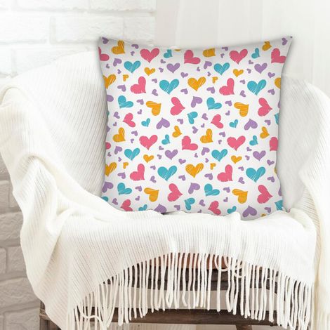 Housse de coussin décorative salon résistant aux tachespour couples petit ami petite amie (1/5)