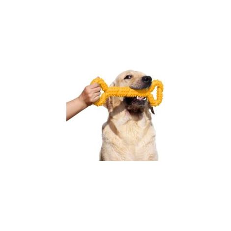 Chien Jouets à mâcher Résistant en Caoutchouc 3212cm Os Jouet-Crezuo
