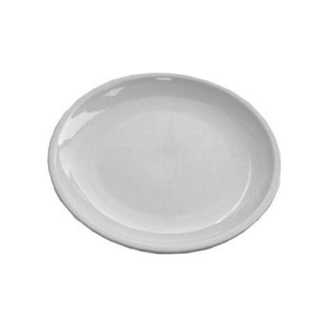 Saturnia Piatto Frutta D 20 Cm H 2,6 Cm Porcellana Roma Bianco