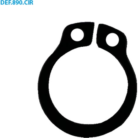 CIRCLIPS EXTERIEUR POUR MECHE DE DEFONCEUSE Q.12 - 890.001.09 - LEMAN (1/2)