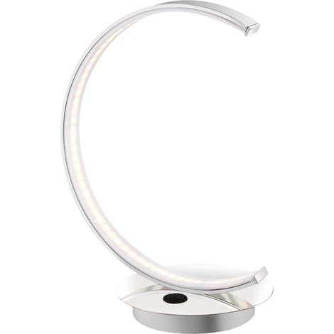 Sobremesa led modelo Uber acabado cromo 27 cm(alto)13 cm(ancho)20 cm(largo)