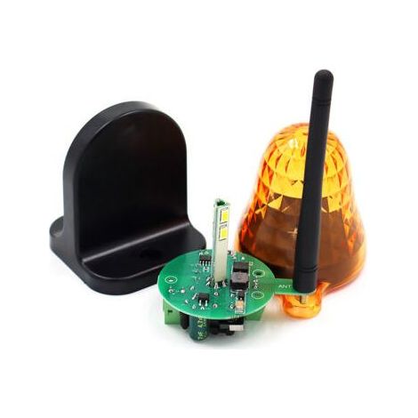 Feu stroboscopique à LED pour portes de garage, large plage de tension 12-265V, convient aux portes coulissantes et aux ouvre-portes de garage. (1/3)