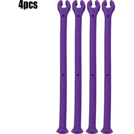 Lot de 4 supports à verres à vin rouge en silicone souple, compatibles lave-vaisselle et antidérapants. (1/5)