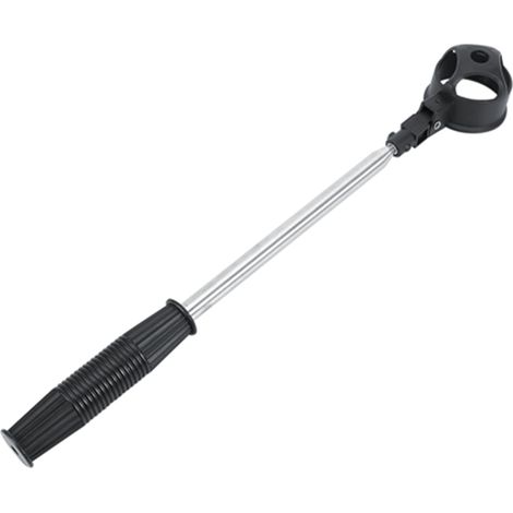 Perche télescopique rétractable en acier inoxydable pour ramasser balles de golf (1/5)