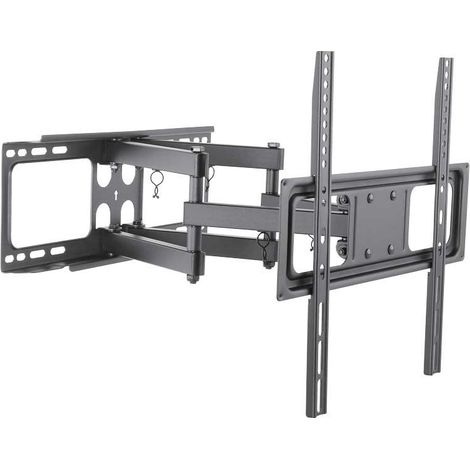 Support TV inclinable / orientable et dépliable 42'' - 55'' / 106 - 140 cm - noir