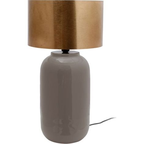 Lampe à Poser Design "Arto" 57cm Gris & Or (1/2)