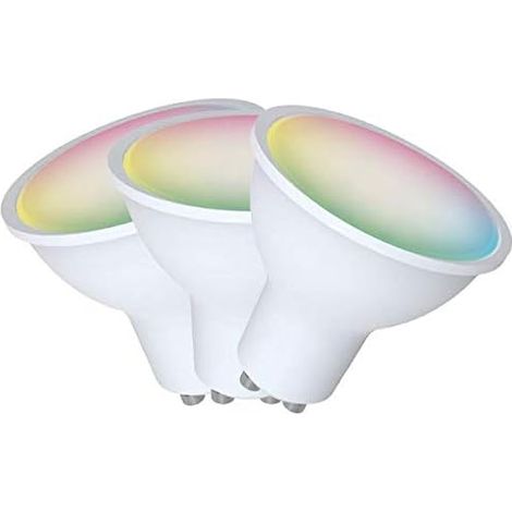 Bombilla led denver shl-450 rgb wifi gu10 spotpack 3 unidades (1/5)