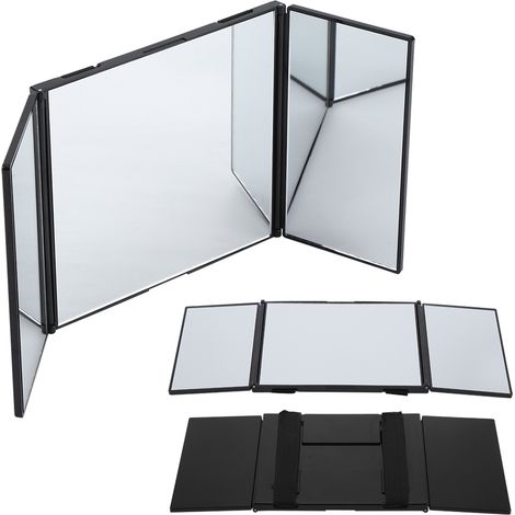 Miroir de maquillage pliable pour pare-soleil intérieur de voiture, accessoire décoratif facile à installer (1/5)