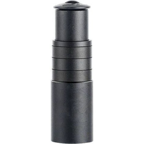 Tige de fourche de vélo réglable en alliage d'aluminium, rehausseur de guidon noir, adaptateur de direction pour VTT et vélo de route (1/5)