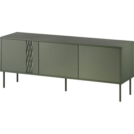 Mueble TV Tolete 104, Verde, Número de puertas: 0, Número de cajones: 0, 150x55x40cm