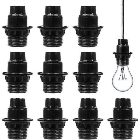 Lot de 10 douilles E14, support de lampe en bakélite 250 V, cadeau idéal (1/5)