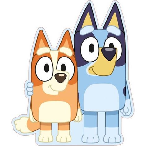 Coussin Forme Bluey & Bingo
