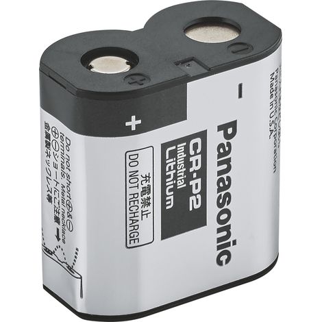 Grohe – Pile lithium 6V CR-P2 – Pile rechargeable – Technologie lithium – Couleur chrome – Pour appareils photo et dispositifs électroniques (1/5)