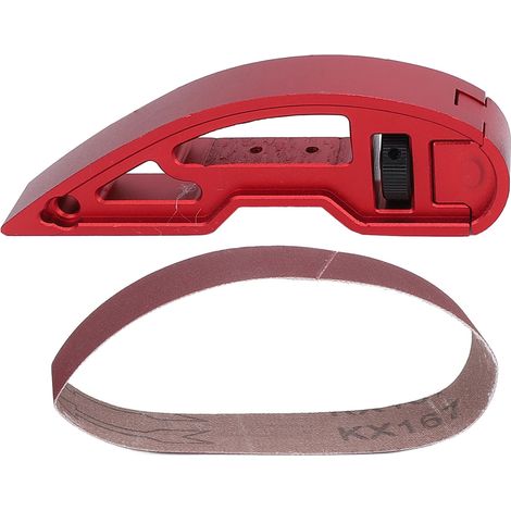 Ortviai Support manuel pour bande abrasive en alliage d’aluminium – ponceuse manuelle polyvalente et ergonomique (1/5)