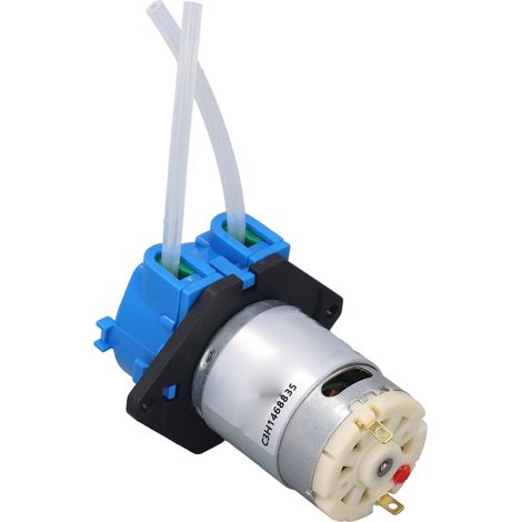 Mini-Schlauchpumpe zur Flüssigkeitsdosierung, ideal für Aquarien und Labore. 5 W, 60 ml/min, 24 V. (1/5)