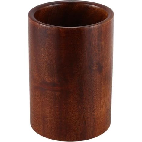 Porte-Ustensiles, Porte-Ustensiles de Cuisine en Bois pour CuillèRes, Spatules, Bureau de Table à Manger de Comptoir, 3,4 X 3,4 X 5 (1/4)
