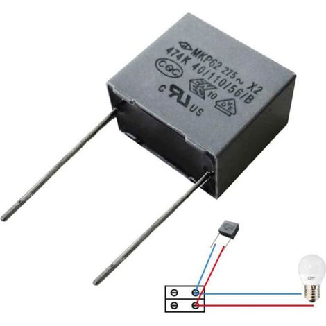 Condensateur Pour Ampoule Led - Compatibilité Universelle - Installation Facile - Durabilité Accrue - Lot De 5 Pièces (1/5)