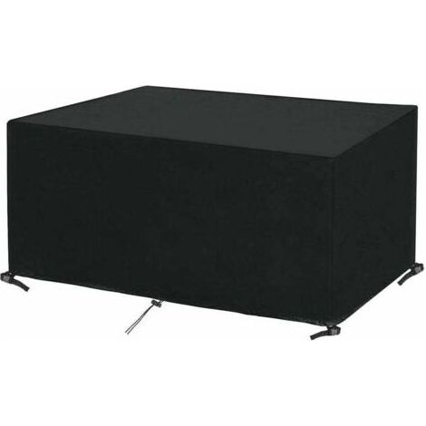Rectangular garden furniture cover, waterproof and winter resistant Oxford fabric garden table cover, tarp Protective cover for garden tables, chairs and furniture sets (170 x 94 x 70 cm)