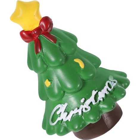 Christmas Miniature Decor Resin Craft Xmas Tree for Decoration 5Pcs (1/5)
