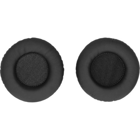 Housse de coussin d'oreille de remplacement universel noir FYZ‑25 85mm pour casque audio (1/5)