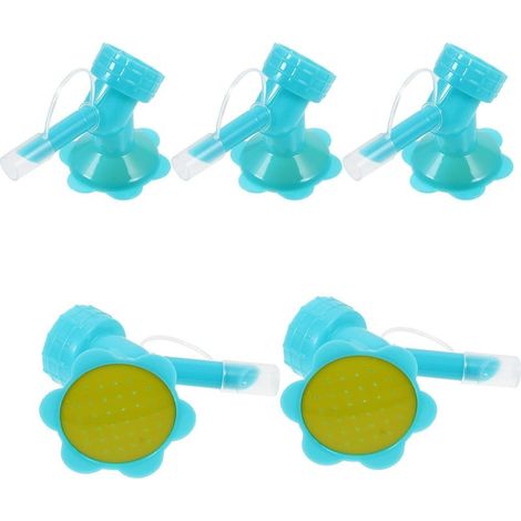 Set di 5 ugelli creativi per annaffiare le piante con bottiglie di plastica. (1/5)