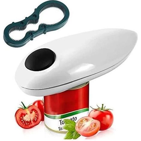 Ouvre-boîte électrique - Automatique - Interrupteur à une touche - Ouverture lisse - Compatible toutes canettes (1/4)