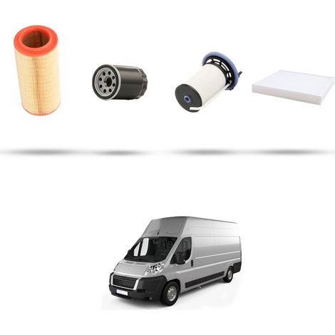 Kit tagliando 4 filtri compatibile con Citroen Jumper III 2.0 BlueHdi 96kw dal 2015 (1/5)