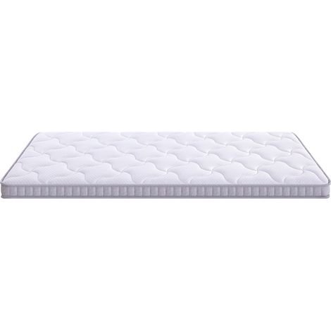 Materasso a molle insacchettate 7 zone 140x190x10 cm H3 bianco (1/5)