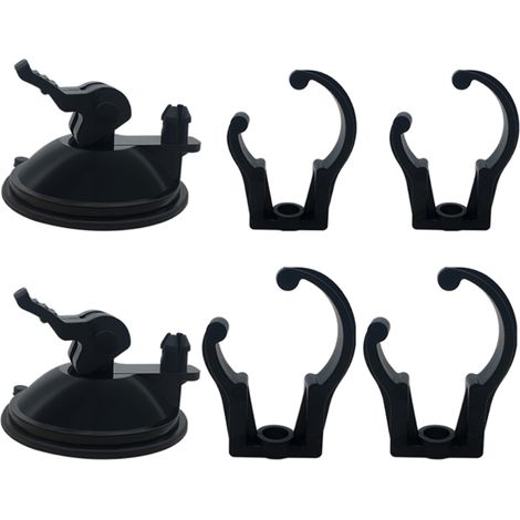 Ensemble de ventouses pour aquarium, assurant une fixation stable des composants grâce à un réglage simple et ferme dans les aquariums.-AquaForge