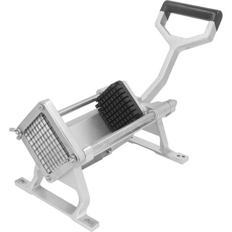 Coupe-frites professionnel manuel, machine à découper pommes de terre légumes oignons fruits 9mm, avec ventouses antidérapantes (1/5)