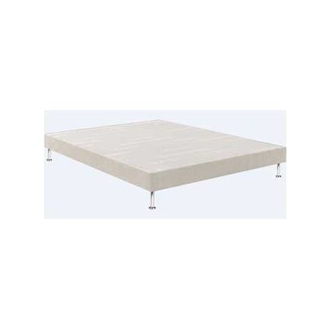 Sommier tapissier Bultex ROBUSTO LIN 160x200 ferme 14 cm micro-ventilé 12 lattes épicéa
