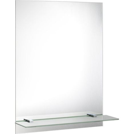 Miroir avec étagère 60x80cm avec fixations (1/2)