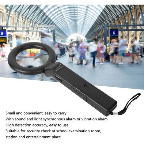 Détecteur de métaux portable MD300, outil de détection portatif pour les contrôles de sécurité des stations d'examen. (1/5)