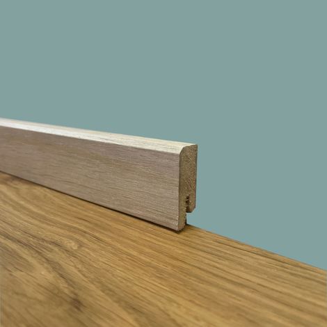 96 metri lineari PROMO BATTISCOPA ZOCCOLINO SQUADRATO BASSO in FIBRA DI LEGNO 40X15 SBIANCATO