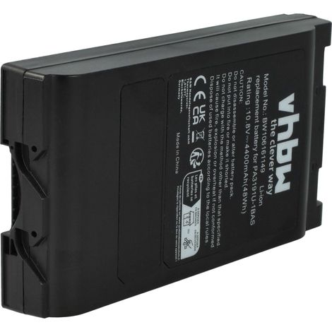 vhbw Akku kompatibel mit Toshiba Dynabook SS M3, SS4000 Notebook (4400 mAh, 10,8 V, Li-Ion) (1/5)