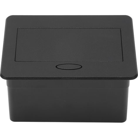 Boîte de raccordement étanche pour bureau avec prise standard et double port USB, multiprise de table à clapet (1/5)