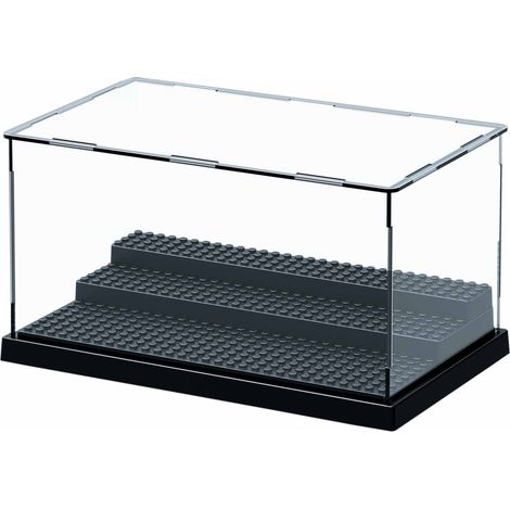 Vitrine aus transparentem Acryl – 3-stöckiges Modell (26,5 x 16,2 x 3,5 cm) – Für Figuren, Schmuck und Sammlerstücke (1/5)