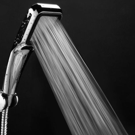 Shower Head - ABS Hand Held Shower Head - For Home Spa Use - 21 x 7 cm - 1 Piece (1/5)