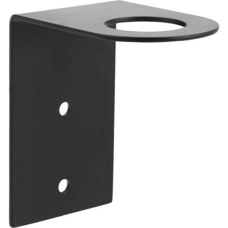 Porte-savon de douche mural en acier inoxydable noir (1/5)