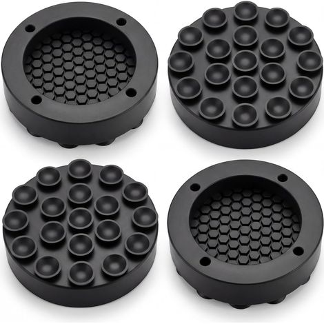 4 Pcs Non Slip Washing Machine Mat Vibration Damper Mat Anti Vibration Mat Vibration Damper Washing Machine Anti Vibration Pads for Refrigerator Table (1/5)
